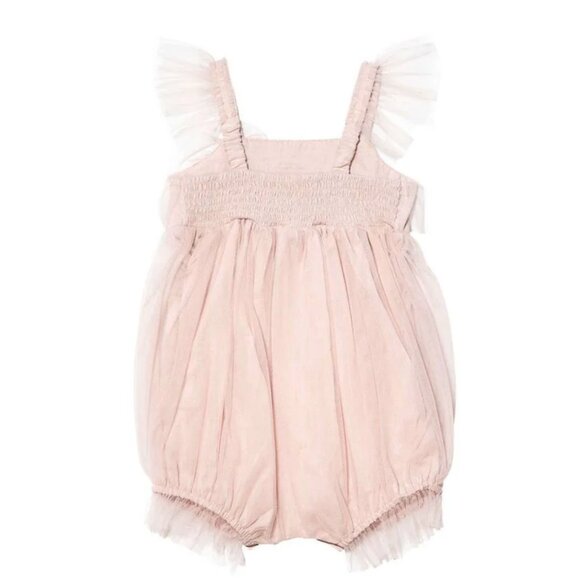 Tutu Du Monde Pink Bebe Tulle Romper Bubble Onsie Party Portrait Wedding NWT - Picture 8 of 9